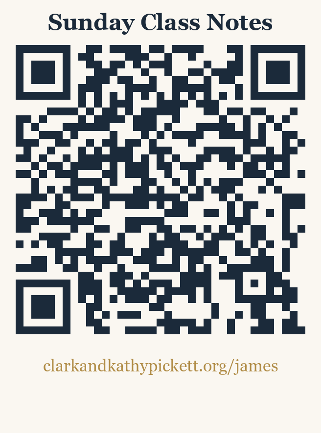 QR code linking to clarkandkathypickett.org/james